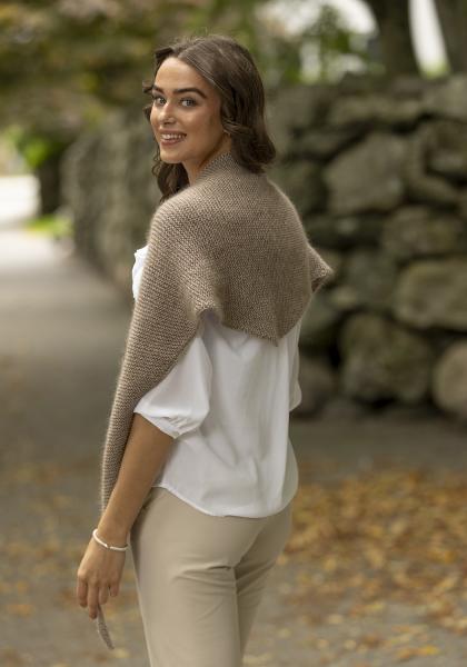 "Allegra" Tørklæde - Viking Design 2425-13C Kit - 100 - 180cm - Viking Bjørk og Viking kid silk 