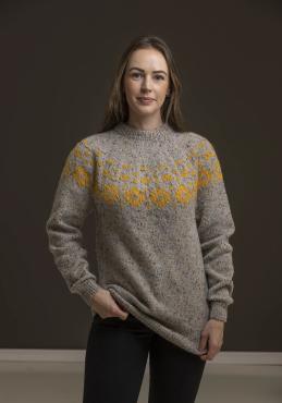 "Skur" Genser - Viking Design 2338-9 Kit - XS-XXXL - Viking Eco Highland Wool