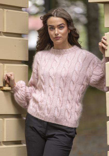 "Hampton" Genser - Viking Design 2425-9A Kit - XS-XXXL - Viking Bjørk og Viking kid silk