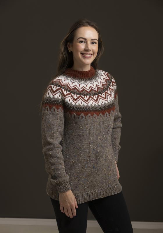 "Karpo" Tröja - Viking Design 2338-7 Kit - XS-XXXL - Viking Eco Highland Wool