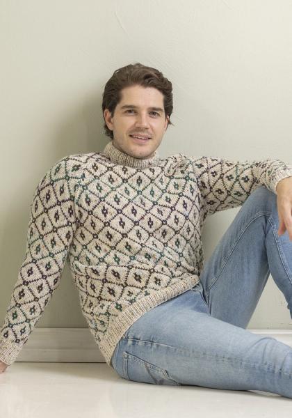 "Vintage" Genser - Viking Design 2338-6A Kit - XS-XXXL - Viking Eco Highland Wool