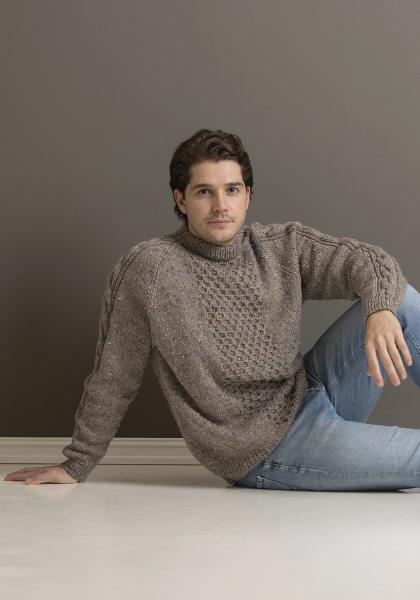 "Haust" Genser - Viking Design 2338-4 Kit - XS-XXXL - Viking Eco Highland Wool