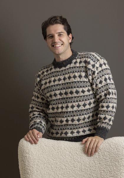 "Grøde" Genser - Viking Design 2338-3B Kit - XS-XXXL - Viking Eco Highland Wool