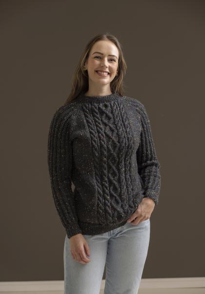 "Efterår" Genser - Viking Design 2338-2 Kit - XS-XXXL - Viking Eco Highland Wool