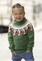 "Mikkel ræv" Genser- Viking Design 2424-8 Kit - 1 - 8år - Viking Baby merino  