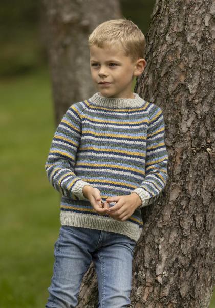 "Ulvar" genser - Viking Design 2332-10 Kit - 2-12 år - Viking Wool