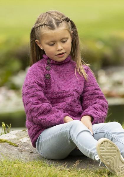 "Odin" genser- Viking Design 2332-9 Kit - 2-12 år - Viking Wool