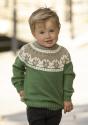 "Harepus - kanin" Genser- Viking Design 2424-6C Kit - 1 - 8år - Viking Baby merino