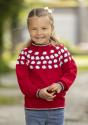 "Mæh mæh lille lam" Genser- Viking Design 2424-5 Kit - 1 - 8år - Viking Baby merino 