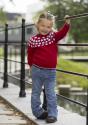 "Mæh mæh lille lam" Genser- Viking Design 2424-5 Kit - 1 - 8år - Viking Baby merino 