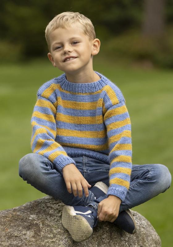 "Alf" tröja- Viking Design 2332-4 Kit - 2-12 år - Viking Wool