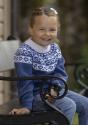 "Hjerte" Genser- Viking Design 2424-2D Kit - 1 - 8år - Viking Baby merino