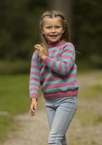 "Aud" genser- Viking Design 2332-3 Kit - 2-12 år - Viking Wool