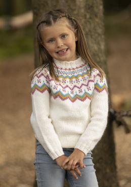 "Åke" genser- Viking Design 2332-1A Kit - 2-12 år - Viking Wool