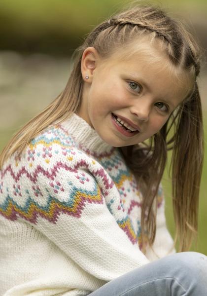 "Åke" genser- Viking Design 2332-1A Kit - 2-12 år - Viking Wool