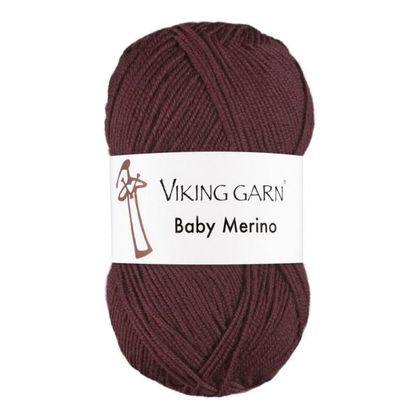 Viking Baby Merino - 272 Mørk burgunder