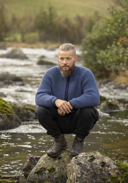 "Brekki" Cardigan - Viking Design 2336-15 Kit - XS-XXL - Viking Eco Highland Wool