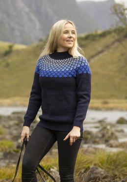 "Brisling" Genser - Viking Design 2336-13 Kit - XS-XXL - Viking Eco Highland Wool