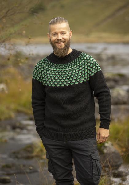 "Mort" Genser - Viking Design 2336-12 Kit - XS-XXL - Viking Eco Highland Wool