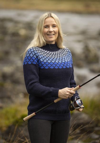 "Brisling" Genser - Viking Design 2336-13 Kit - XS-XXL - Viking Eco Highland Wool