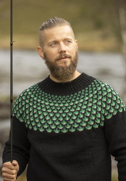 "Mort" Genser - Viking Design 2336-12 Kit - XS-XXL - Viking Eco Highland Wool