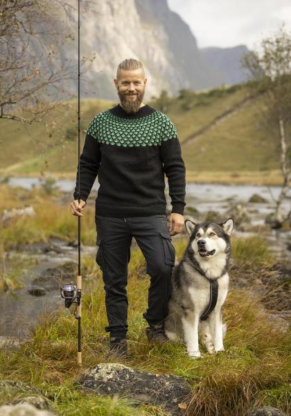 "Mort" Genser - Viking Design 2336-12 Kit - XS-XXL - Viking Eco Highland Wool