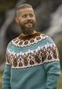 "Hjorte" Genser - Viking Design 2336-8C Kit - XS-XXL - Viking Eco Highland Wool