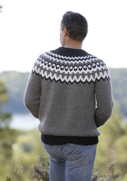 "Valdemar" genser- Viking Design 2330-14 Kit - XS-XXL - Viking Wool