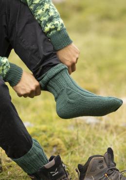 "Alaska" Sokker - Viking Design 2336-7B Kit - 35 - 46 - Viking Eco Highland Wool