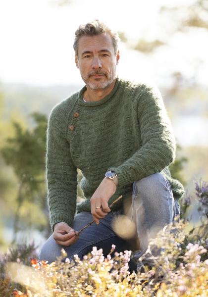 "Odin" genser- Viking Design 2330-13B Kit - XS-XXXL - Viking Wool  