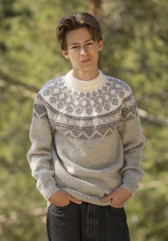 "Harda" tröja- Viking Design 2330-10 Kit - XS-XXL - Viking Wool
