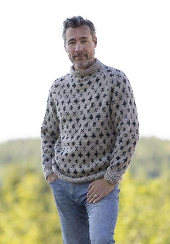 "Prudie" tröja- Viking Design 2330-7C Kit - XS-XXL - Viking Wool