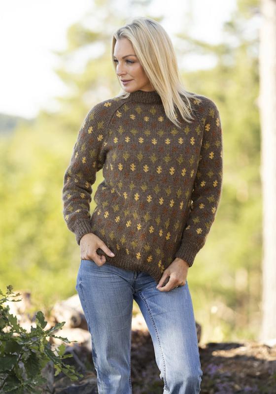 "Prudie" tröja- Viking Design 2330-7A Kit - XS-XXL - Viking Wool