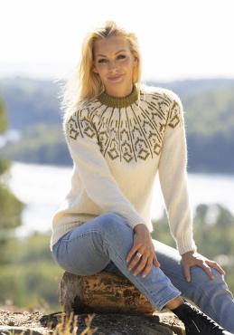 "Tindra" genser- Viking Design 2330-6 Kit - XS-XXL - Viking Wool  