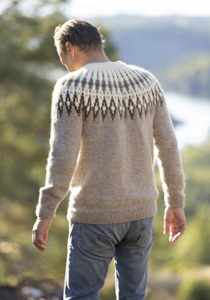 "Brage" genser- Viking Design 2330-5 Kit - XS-XXL - Viking Wool