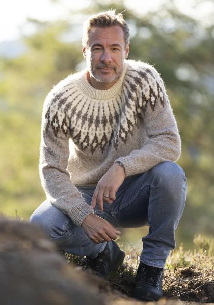 "Brage" genser- Viking Design 2330-5 Kit - XS-XXL - Viking Wool