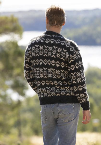 "Gisle" genser - Viking Design 2330-3 Kit - XS-XXL - Viking Wool