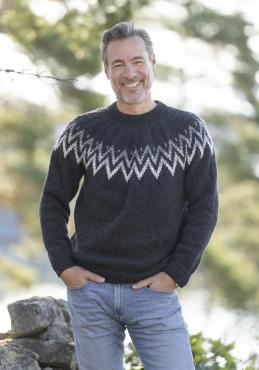 "Tonny" genser- Viking Design 2330-1B Kit - XS-XXL - Viking Wool