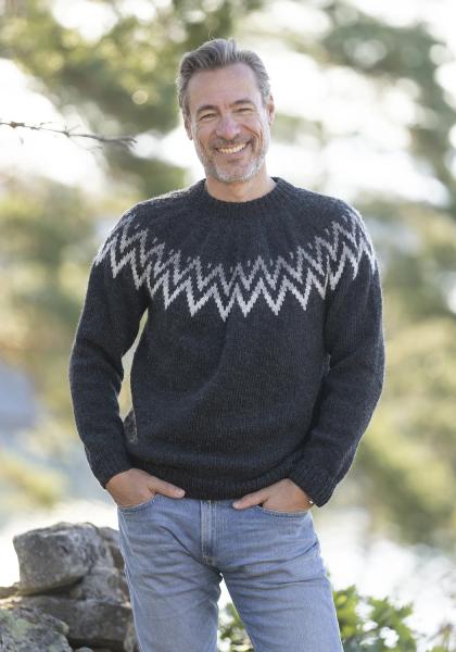 "Tonny" genser- Viking Design 2330-1B Kit - XS-XXL - Viking Wool