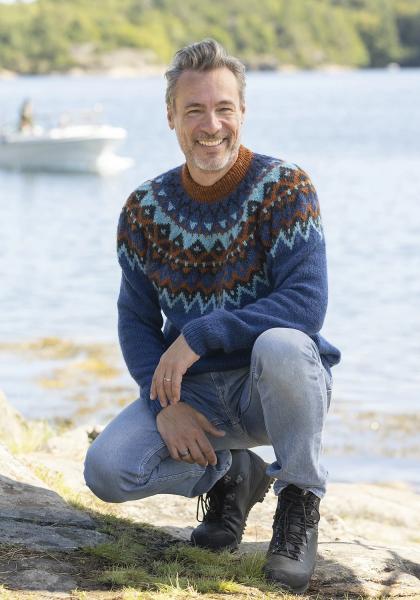 "Kraft" genser- Viking Design 2329-1H Kit - XS-XXL - Viking Wool