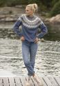 "Kraft" genser- Viking Design 2329-1G Kit - XS-XXL - Viking Wool