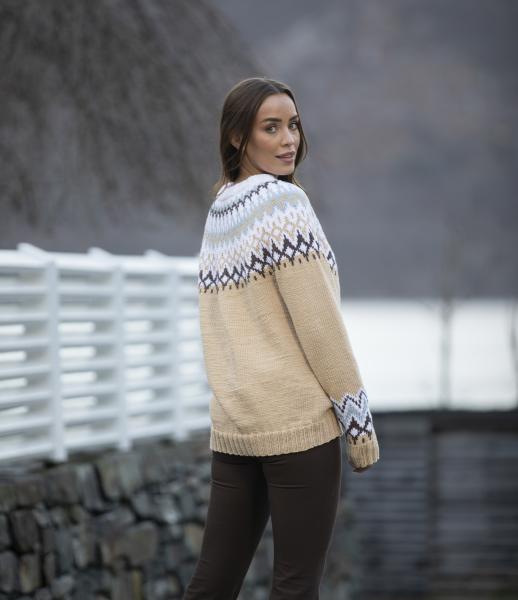 "Ingefær" genser- Viking Design 2209-11 Kit - XS-XXL - Viking Vår