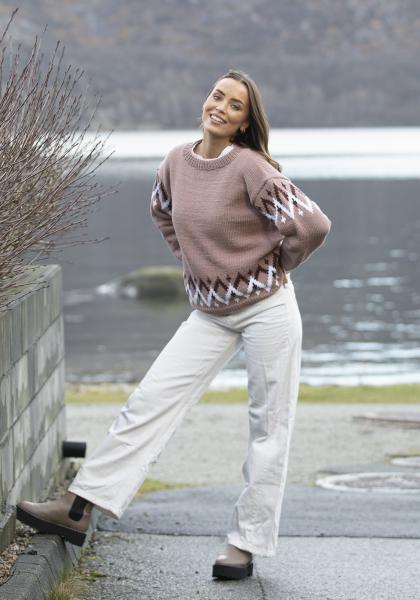 "Sala" genser- Viking Design 2209-5 Kit - XS-XXL - Viking Vår