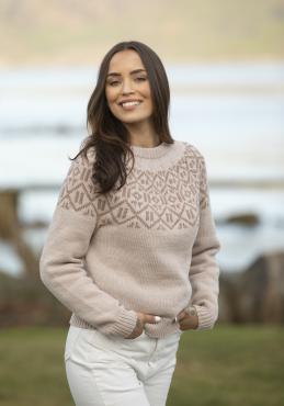 "Allehånde" genser- Viking Design 2209-3 Kit - XS-XXL - Viking Vår