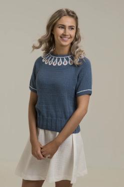 "Estelle" Genser - Viking Design 1703-6 Kit - XS-XXL - Viking Bjørk