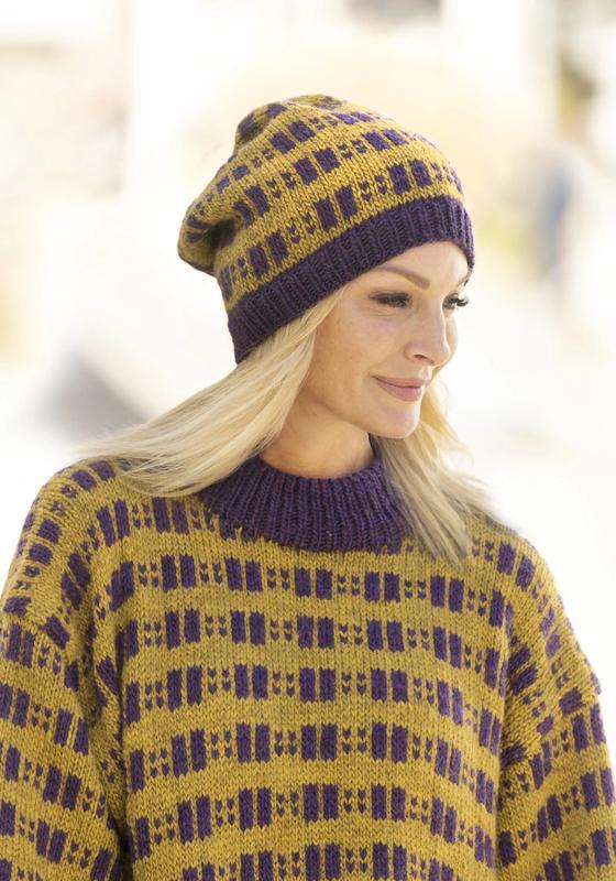 "Edda" Mössa - Viking Design 2331-4B Kit - S - L - Viking Wool