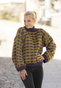 "Edda" genser- Viking Design 2331-4A Kit - XS-XXL - Viking Wool