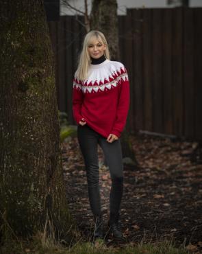 "Nisse" Genser - Viking Design 2032-8A Kit - XXS-XXXL - Viking Alpaca Storm