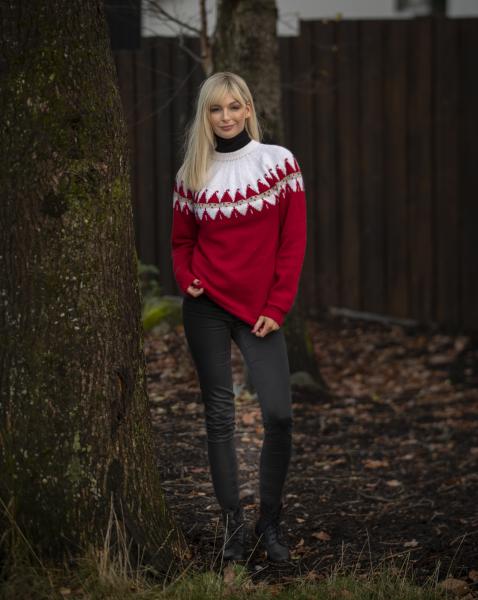 "Nisse" Genser - Viking Design 2032-8A Kit - XXS-XXXL - Viking Alpaca Storm