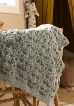 "Evander" Tæppe 119 x 120cm - Viking Design 2417-21 Kit - Viking Trend merino petite